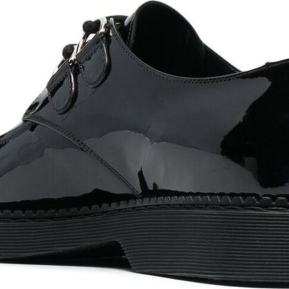 Yves Saint Laurent YSL Teddy 10 Lace Up Shoes Black EU 39.5 US 6.5
